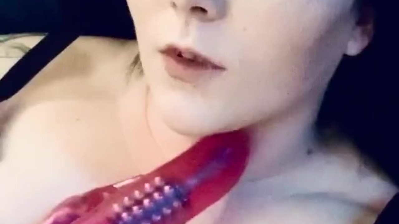 Getting myself off before he fucks me