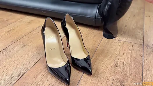 Slut Has Her Ass Stretched & Creampied in Full Black Lingerie