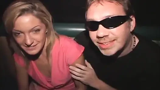 Meaty Pussy Petite Blonde Cutie Fucks a Buncha Dick in Porno Theater!
