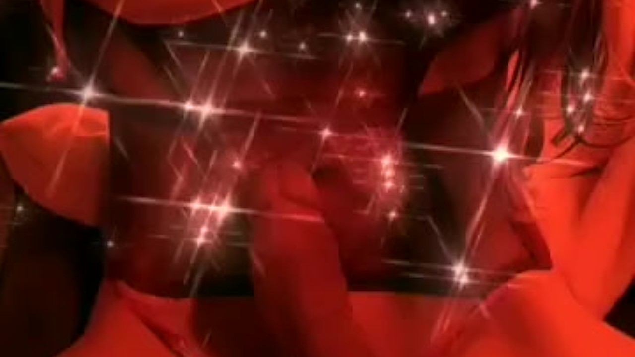 Sexy Trap In Red Strokes Huge Cock In Lingerie