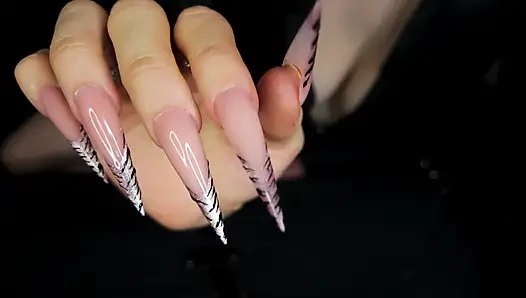 MISTRESS IS HURTING HIS LITTLE LOCKED-UP COCK
