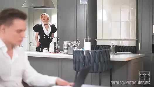 I Cleaned, Dusted, and Then Sucked. It's so Hard to Be a Maid! 4K HD Tim Team