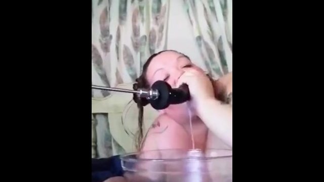 Bbw throat slave sloppy face fuck
