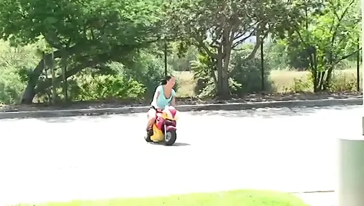 Sweet Brunette Gets Eaten