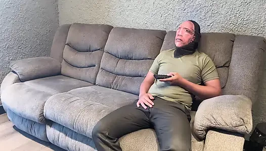 Plain Veiled Chick Helps Stepdad Shave Her Hairy