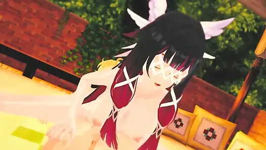 Genshin Impact - Columbina Hardcore Sex Scene with Aether - 3D Hentai Animation