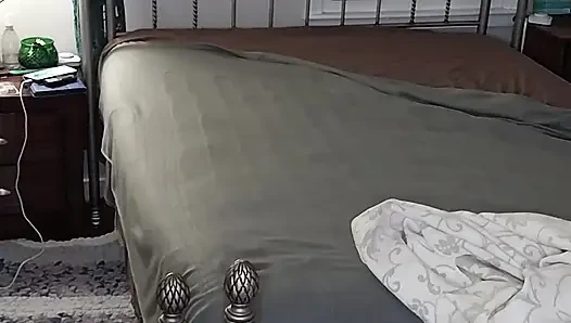 Hot MILF BBW Makes Her Bed Then Masturbates And Has A Good Orgasm!
