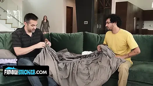 Lizzie Love & Donnie Rock Share Cock in Hot Threesome