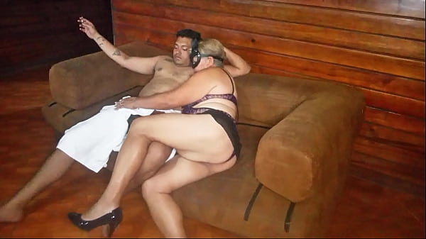 My mature gilf boss invites me to a cabin in the