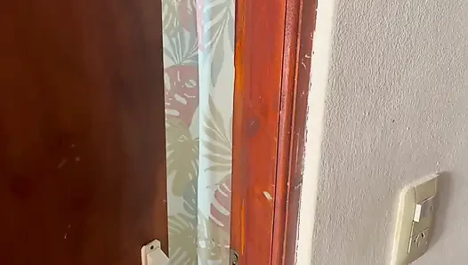 My friend's girlfriend is inviting me to fuck while he's taking a shower.