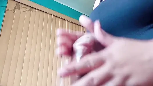 Thumb Pleasure Thumb: I Pushed It to the Limit by Rubbing Its Frenulum and Its Shot Was Incredible