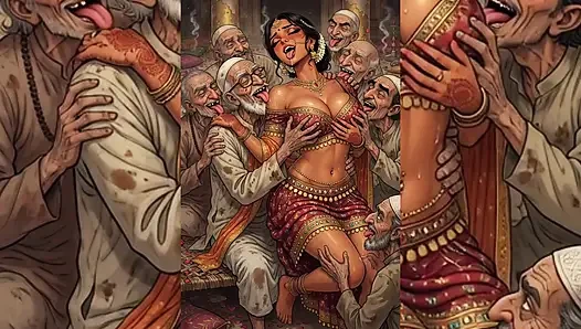 INDIAN MILFs and Bhabhi Totally Dominated by Filthy MUSLIM Men – Public Grouping & Corruption