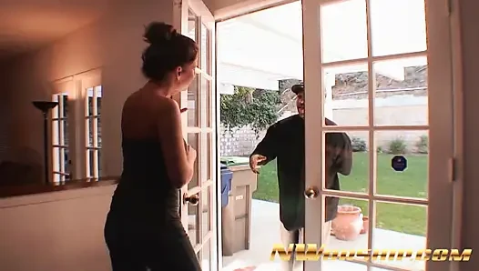 My stepmom is mature BBC slut