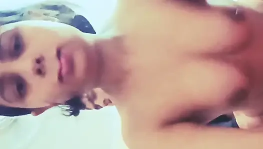 Latika jumping on big cock