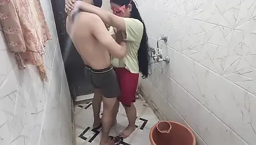 Left the Neighbor in the Bathroom and Cumshot