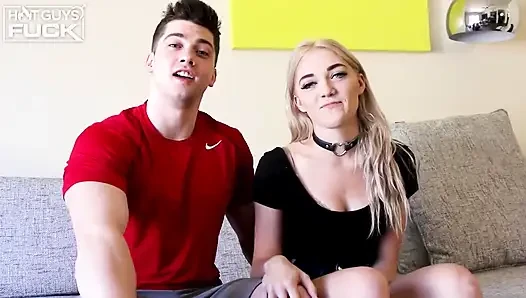 Best College Fuck! Tiny Blonde Huge Dick Jock