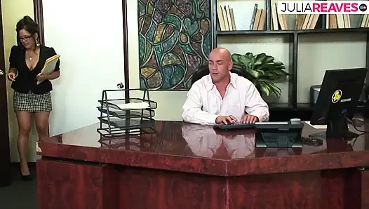 Brazilian secretary rides my big cock to extreme orgasm
