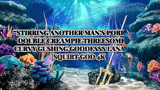 Double Creampie Threesome for Curvy Goddesss Lana Wolf