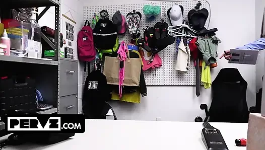 Natural Titted Petite Coco Lovelock Caught Stealing and Gets Punished by Mall Cop