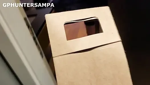 I Was Making a Delivery and the Customer, a Beautiful Blonde, Started Sucking My Dick.