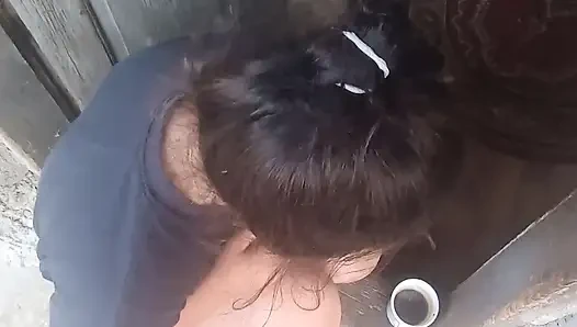 Early in the morning I drink coffee, smoke and suck and swallow it