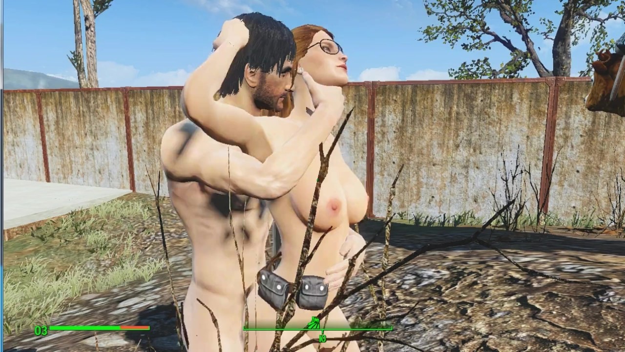 Sex on the farm. Worker actively fucks mistress | Fallout 4 Sex Mod
