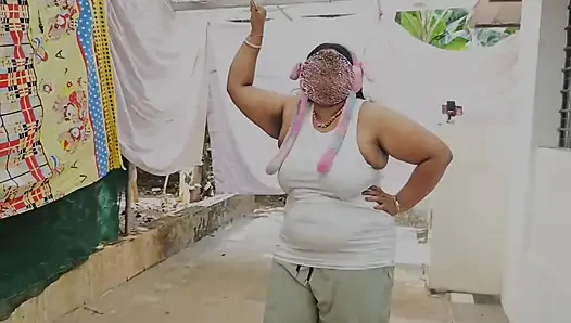 Desi Girl in Short Wearing White Top and Hair Band Getting Nude for Camera