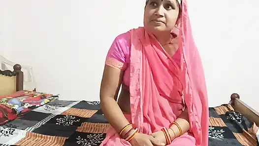 Desi village Bhabhi share a bed with dever