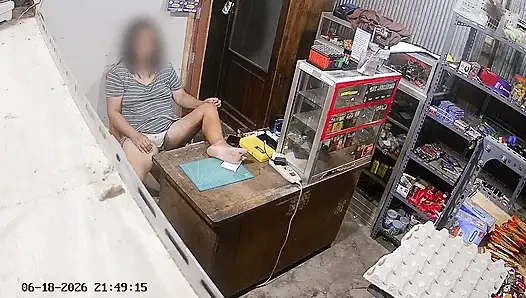 I was tempted by a shopkeeper, who showed me my panties