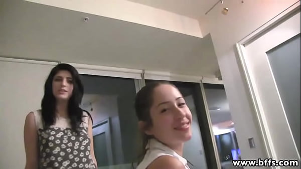 Adorable teen girls pajama party and one of the girls with glasses gets her pussy pounded by her friend wearing strapon dildo
