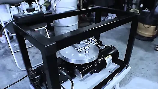 Teen Finds Sex Machine in Garage