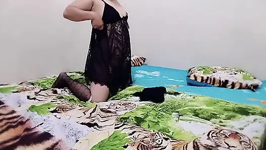 Beautiful Muslim girl wearing hijab in neighbor's fucking all the way
