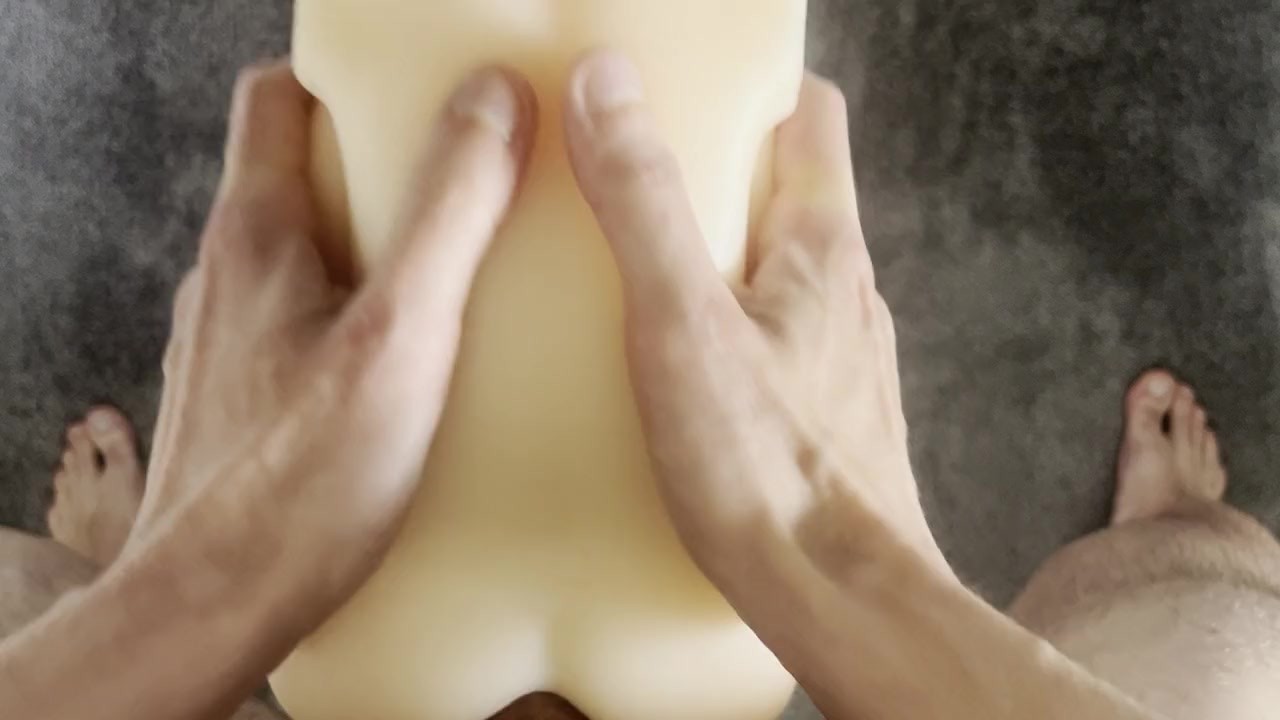 Destroying my Sex Toy with 2 holes again!