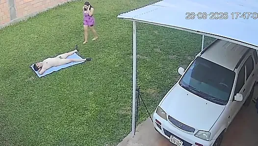 My Neighbor Caught on Camera Sucking an Older Man
