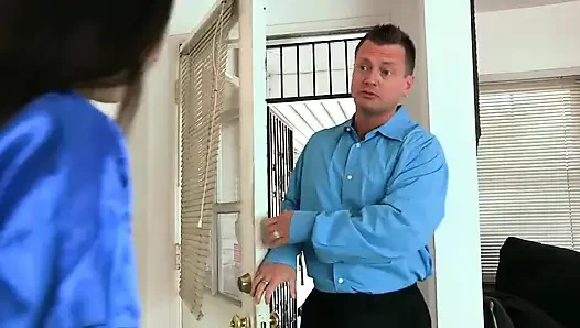 Dirty cheerleader seduces her mature coach and gets fucked
