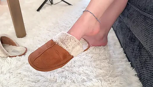 Footjob Foot Massage Foot Dangle Big Cumshot
