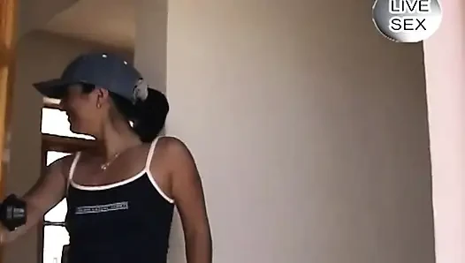 Brunette Takes Hard Deep Thrusts in Doggy