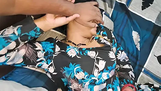 Indian desi wife suck big dick cum on tits Hindi Audio