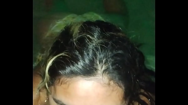 Mexican whore sucking cock in the pool without fear of being seen by the neighbors