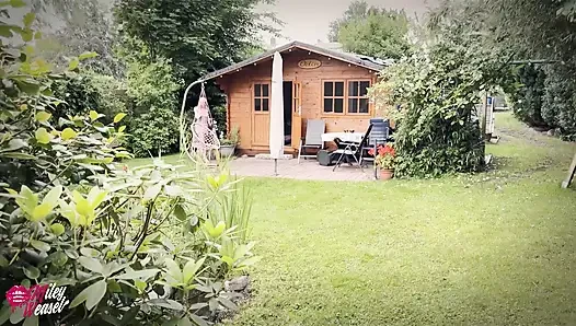 Blonde Wife Lets Herself Be Inseminated by the Gardener!