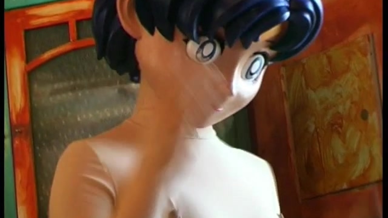Crazy trasformation into a real manga puppet