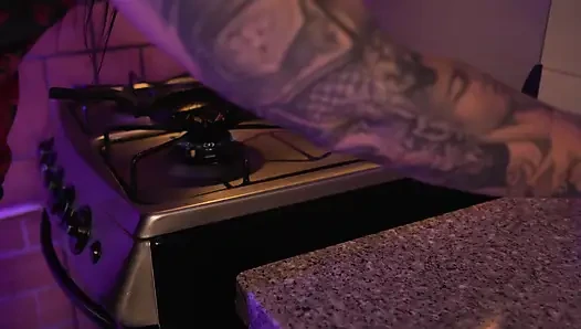 Fucking the Gothic Girl in the Kitchen