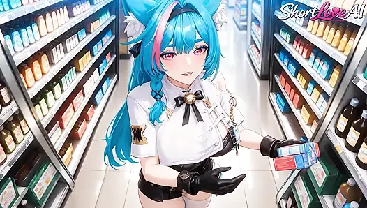 Horny Catgirl Caught & Fucked in Office DP Surprise - Ai Generated