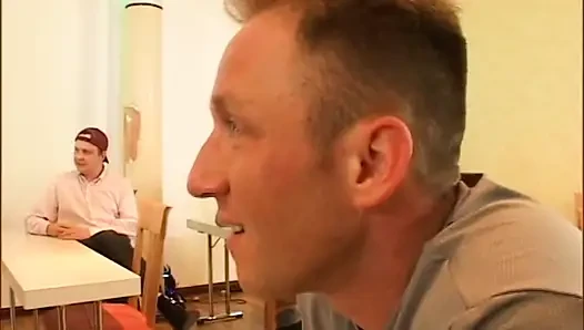 Horny Slut Fucked by Two German Gigolo with a Hard Cock