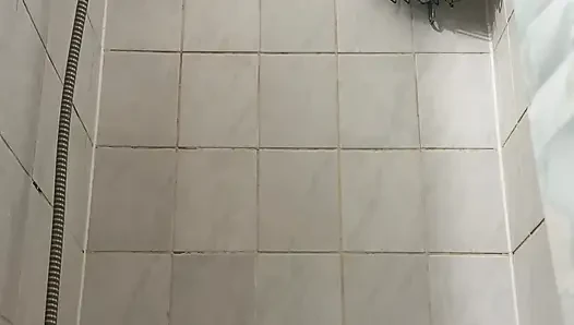Sexy Blonde Takes a Long Shower