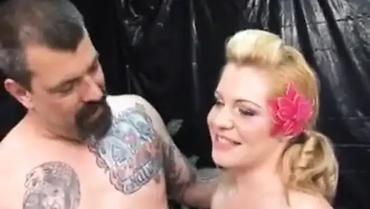 Blonde Babe Passionately Sucks a Hard Cock