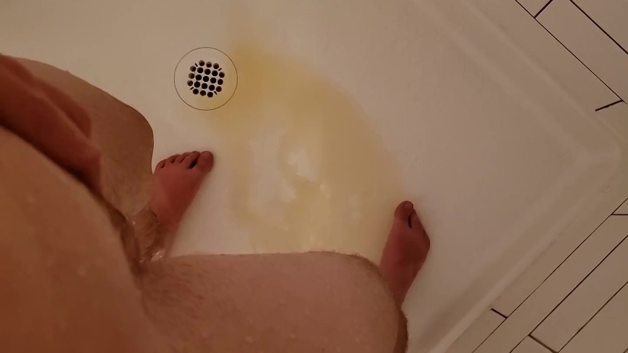 Watch me pee in the shower