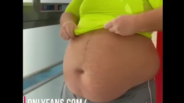 Big fat green tennis ball