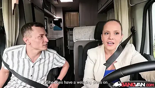BANGVAN - Busty bride Marica Chanelle sex adventure