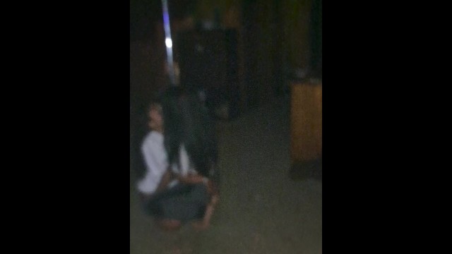 Part 1 of me and and another latina making out next to the stripper pole real quick.